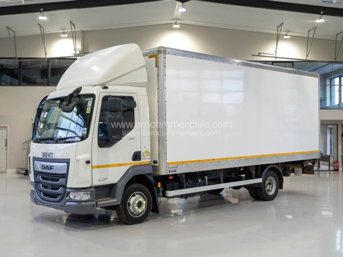 2021 (21) DAF LF 180 Box Truck, 7.5 Tonne - Image 3