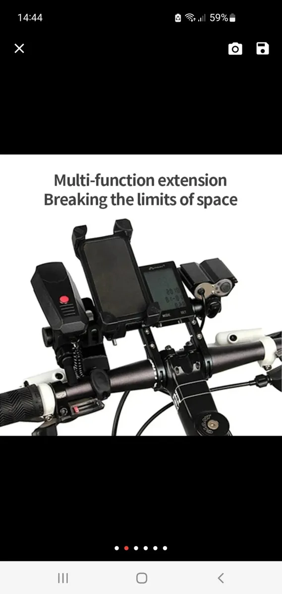 Cycle Extension Bars 20cm - Image 2