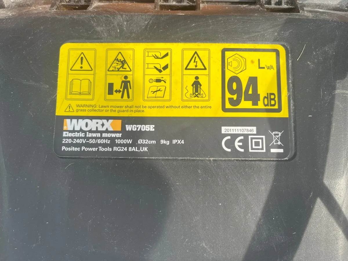 WORX Electric lawn mover + grass strimmer - Image 2