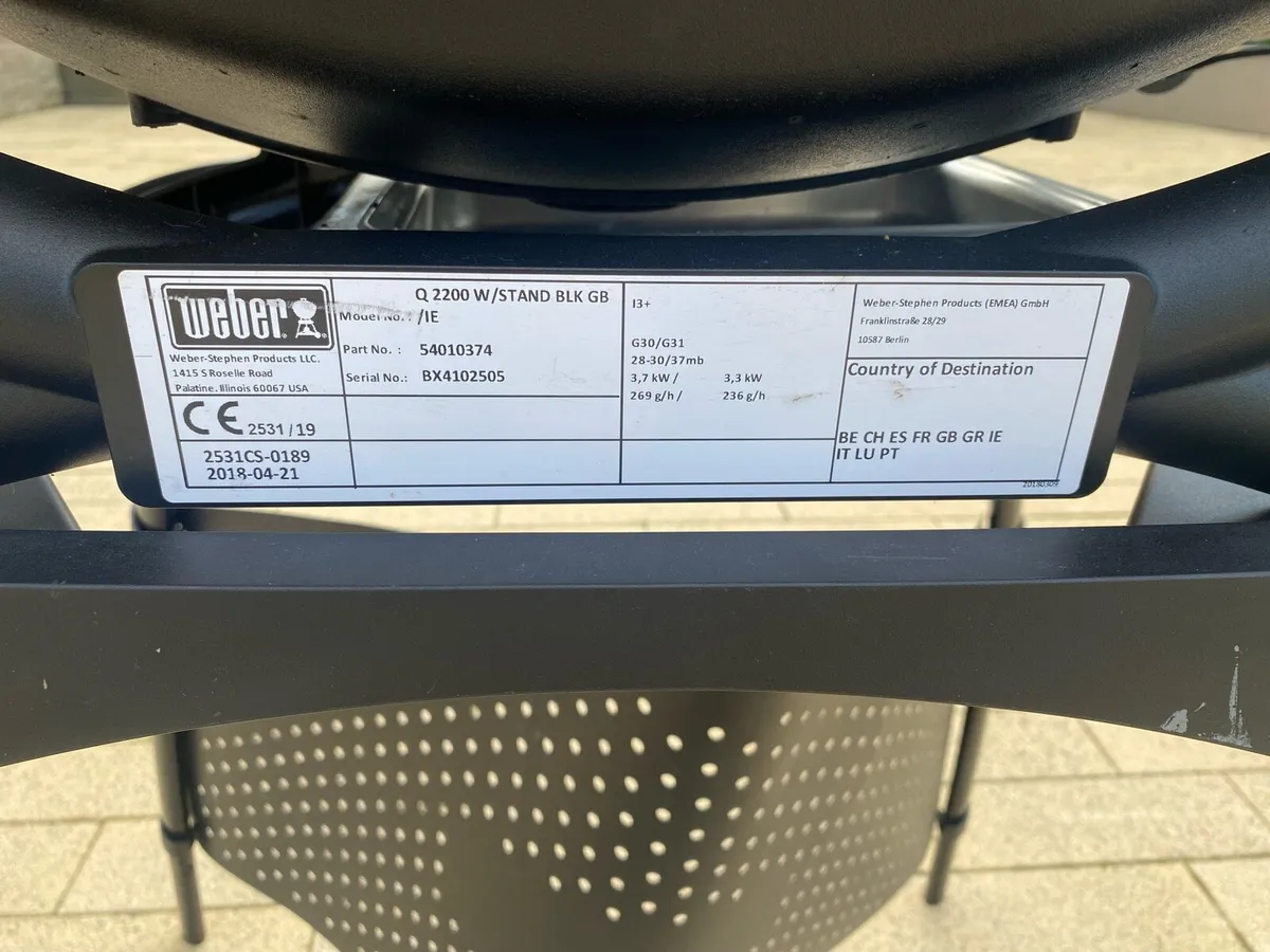 Weber Q2200 gas BBQ - Image 3