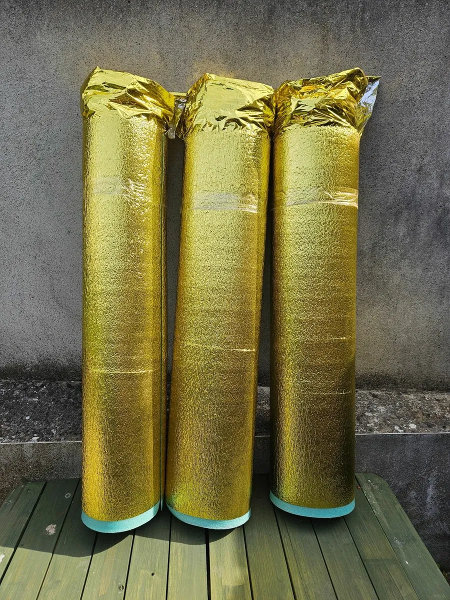 Foam Rolls with Gold Foil Lining 3mm