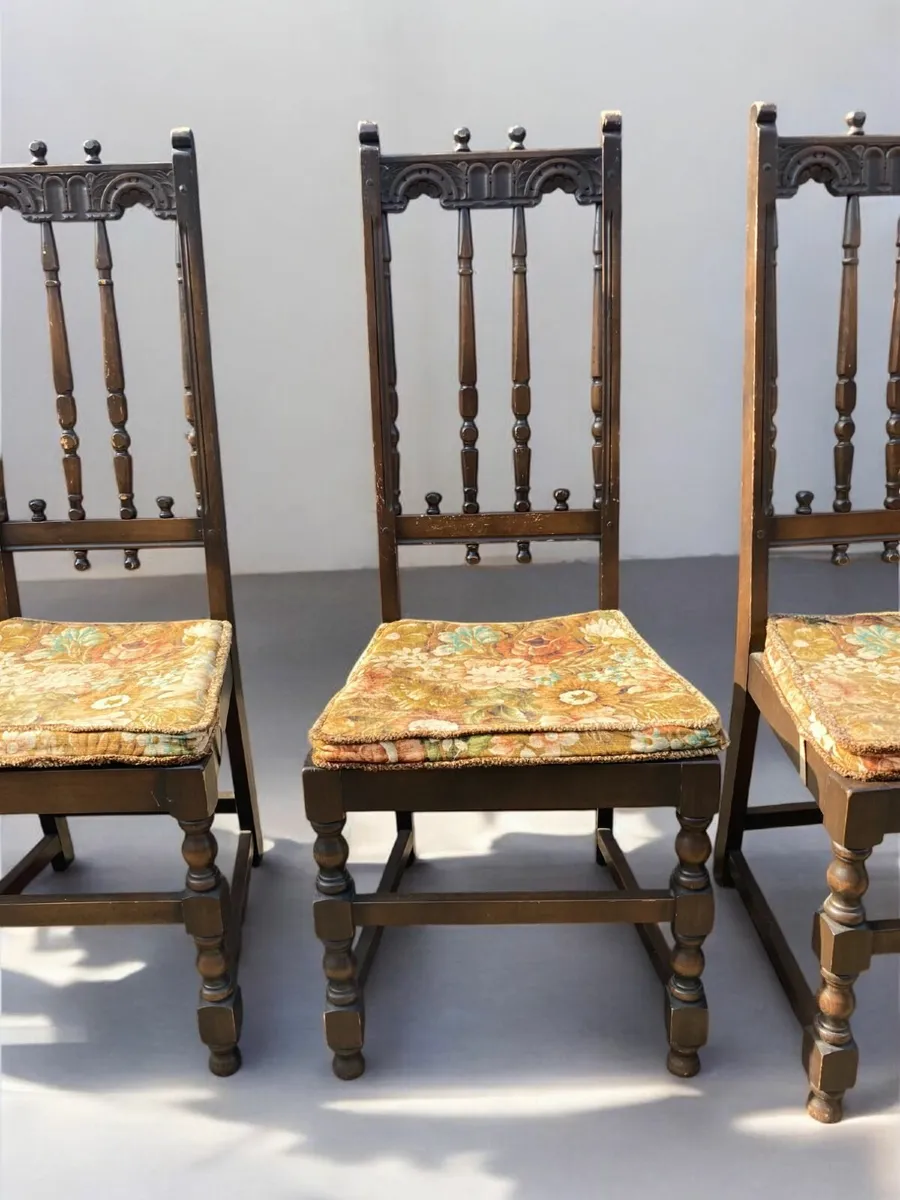 Chairs x 8 - Ercol - Vintage - Image 4