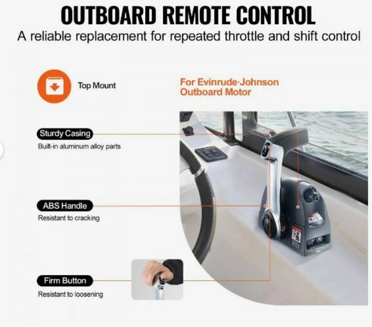 Outboard Throttle Remote Control Box - Image 3