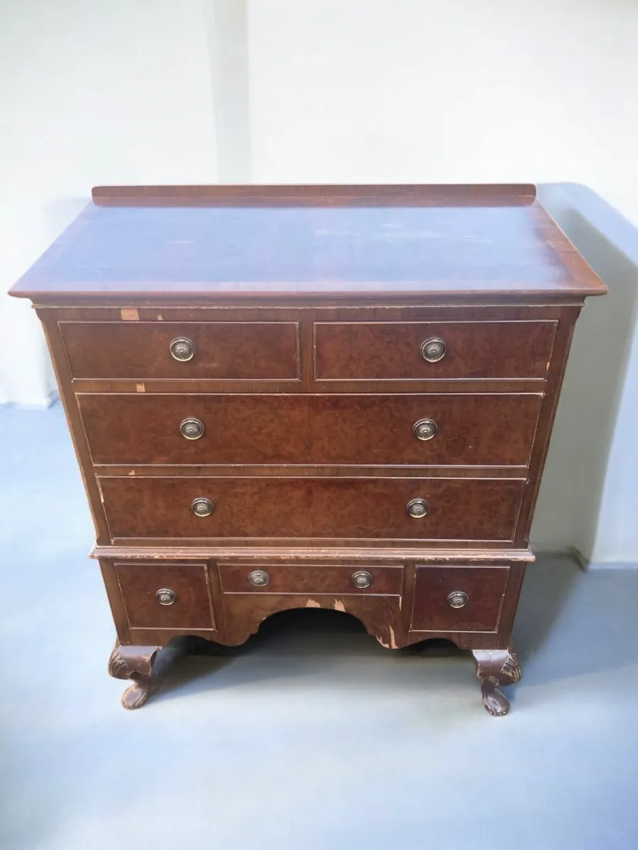 Antique Chest of Drawers - Walnut - Image 3