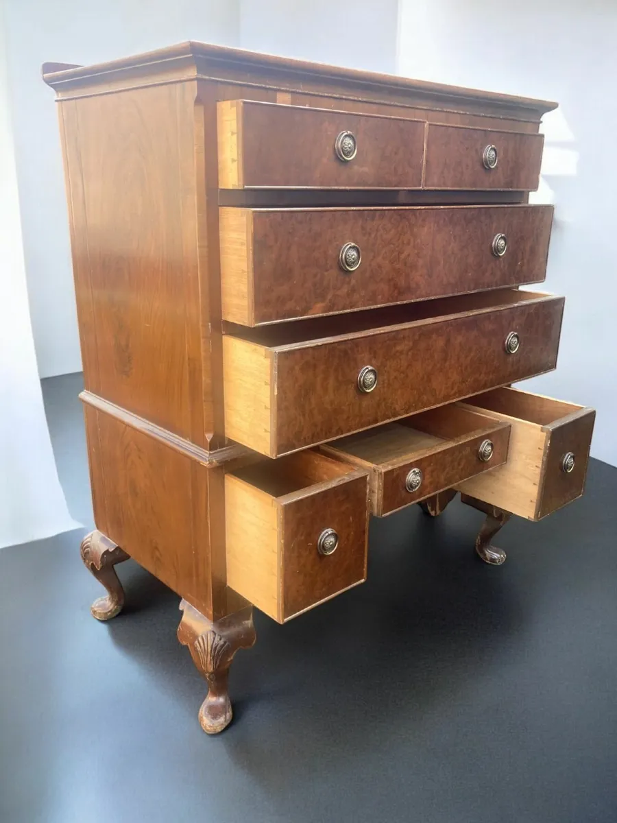 Antique Chest of Drawers - Walnut - Image 1