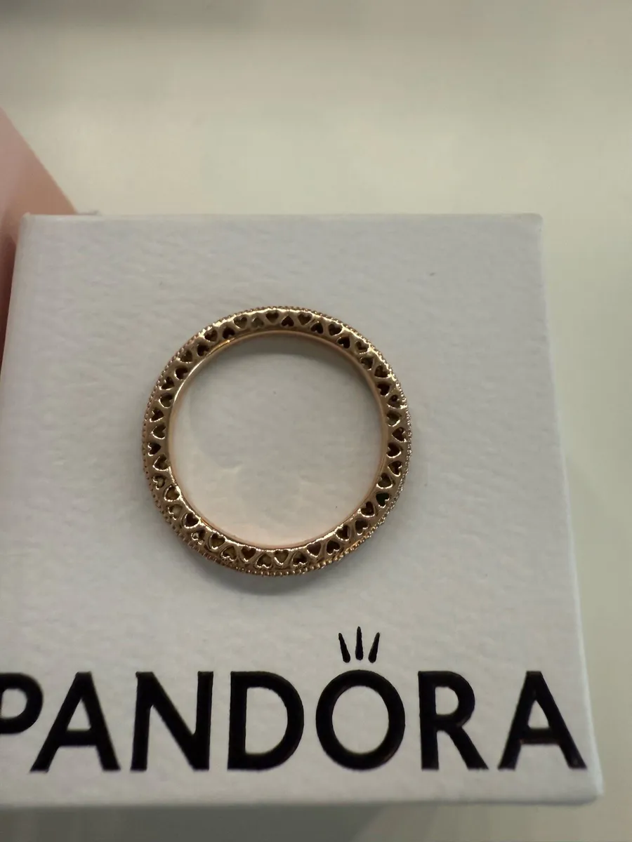 Pandora Sparkle & Hearts Ring - Image 3