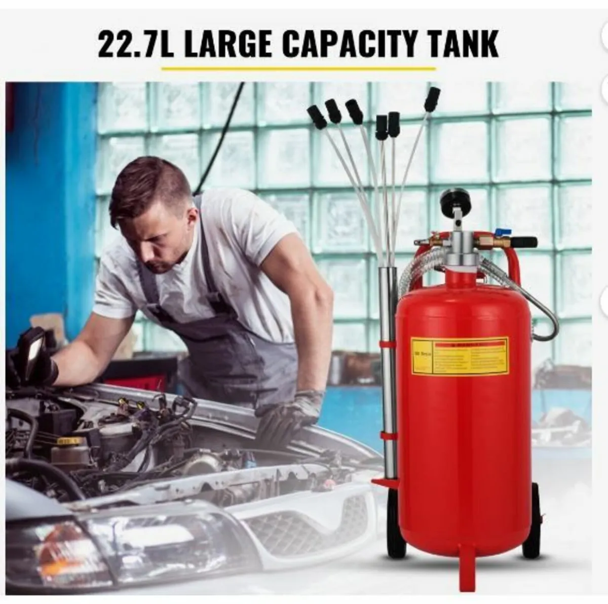 5 Gallon/22.7L Oil Extractor, Portable Air - Image 3