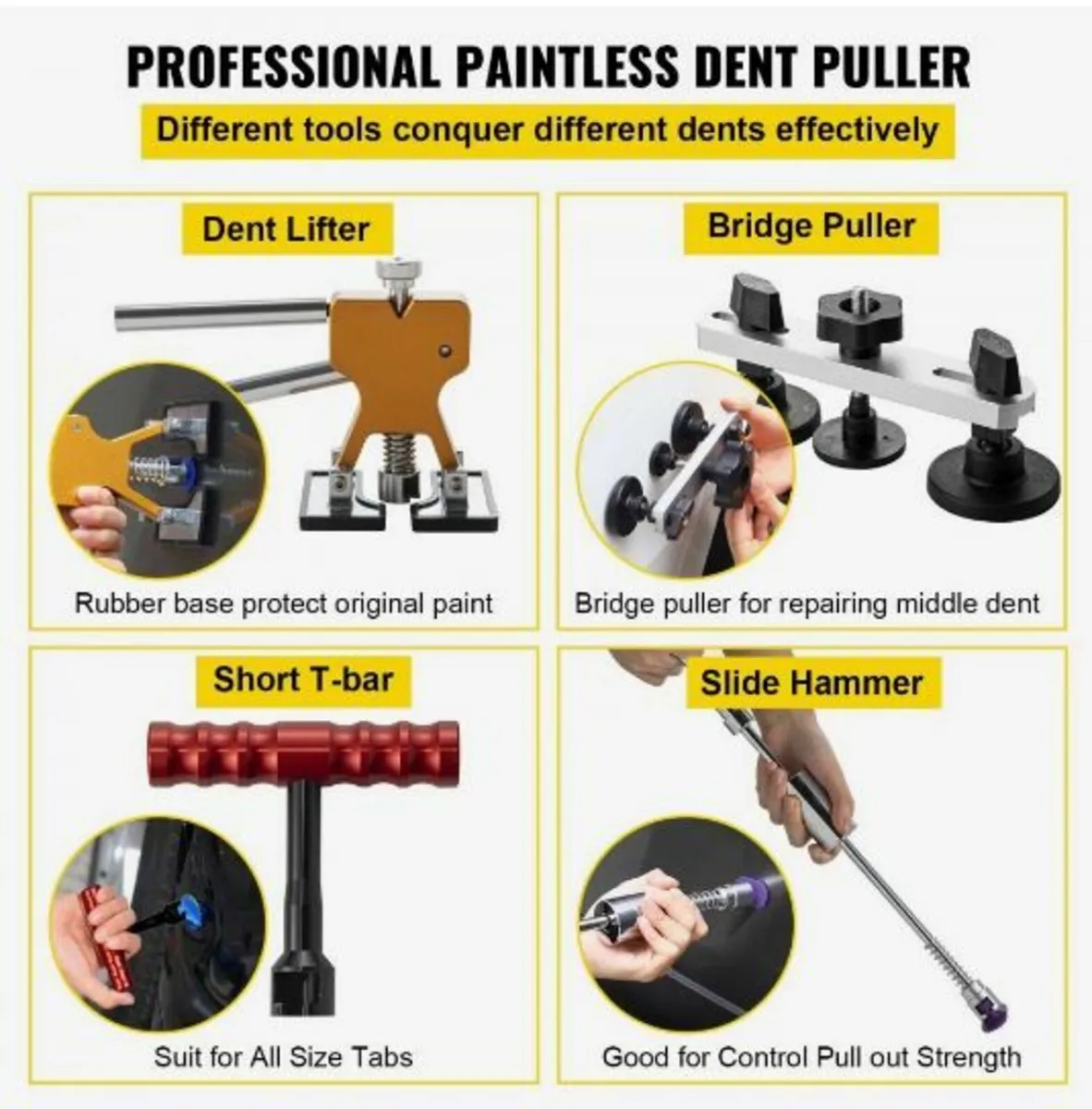 Dent Removal Tool, 89 Pcs Paintless Dent Repair T - Image 3