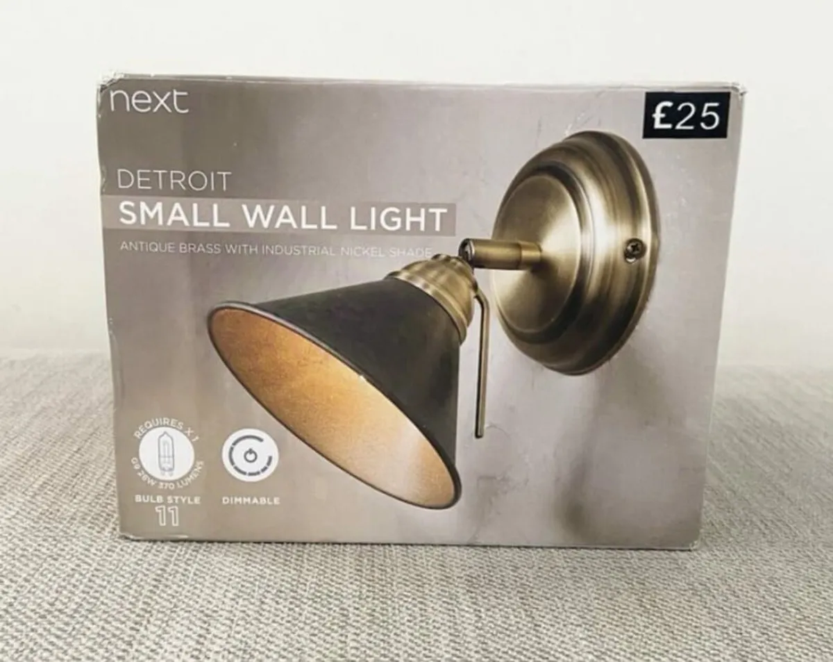 Brass Wall lights - Image 1