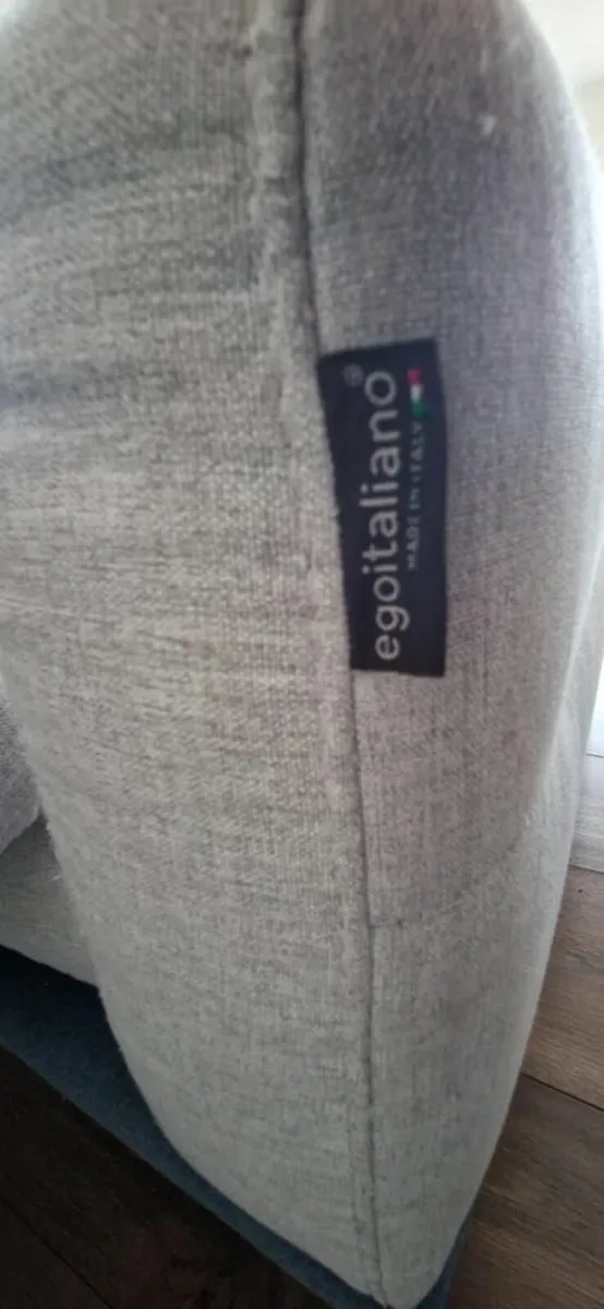 sofa with footrest - Image 1
