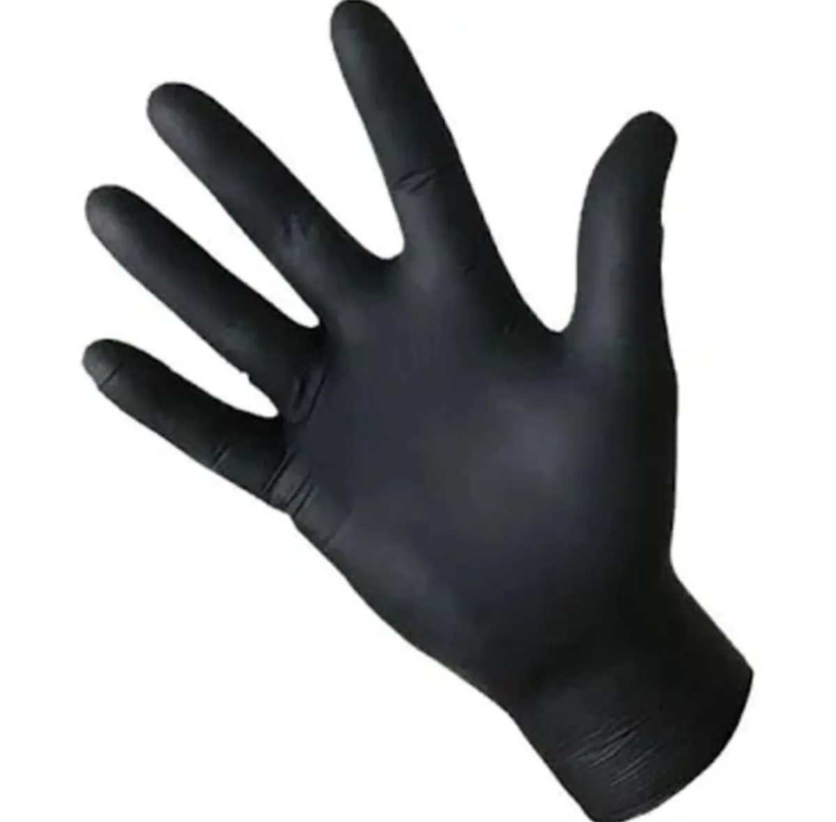 Black Latex Gloves - Image 2