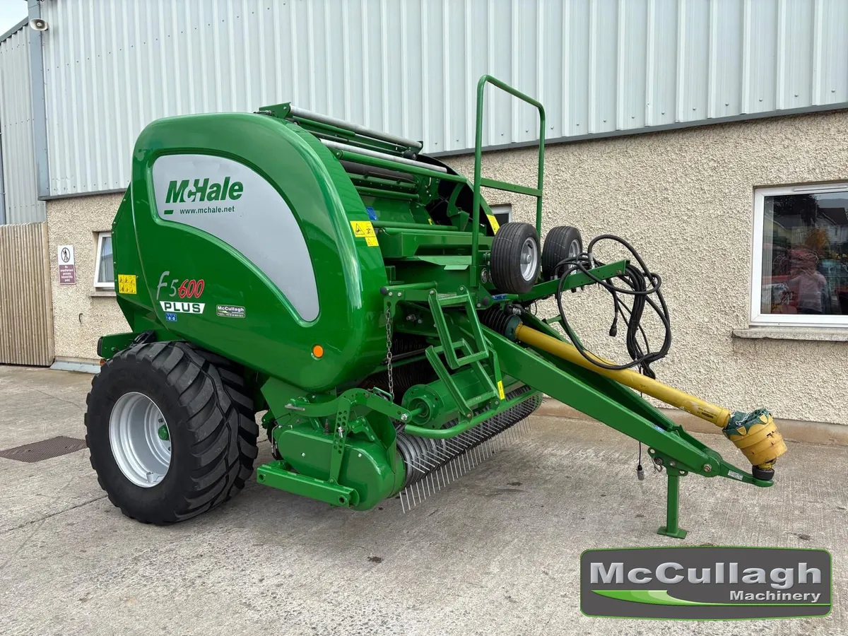 2019 McHale F5600 Plus (Plastic) Round Baler - Image 1