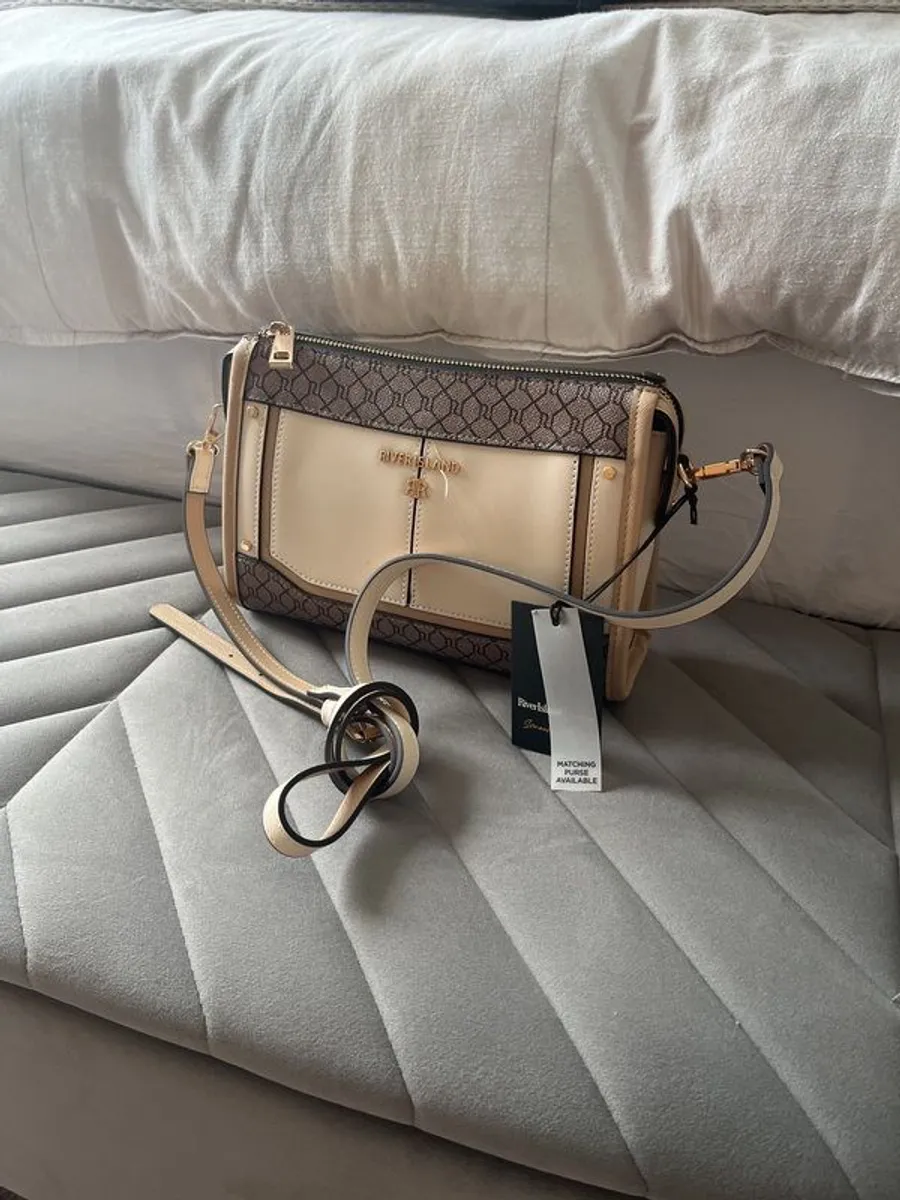 River Island Cream/beige Shoulder bag - Image 1