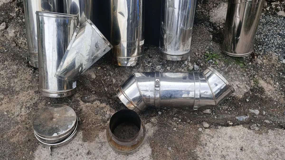 External Twin Wall Flu for Stove - Image 2