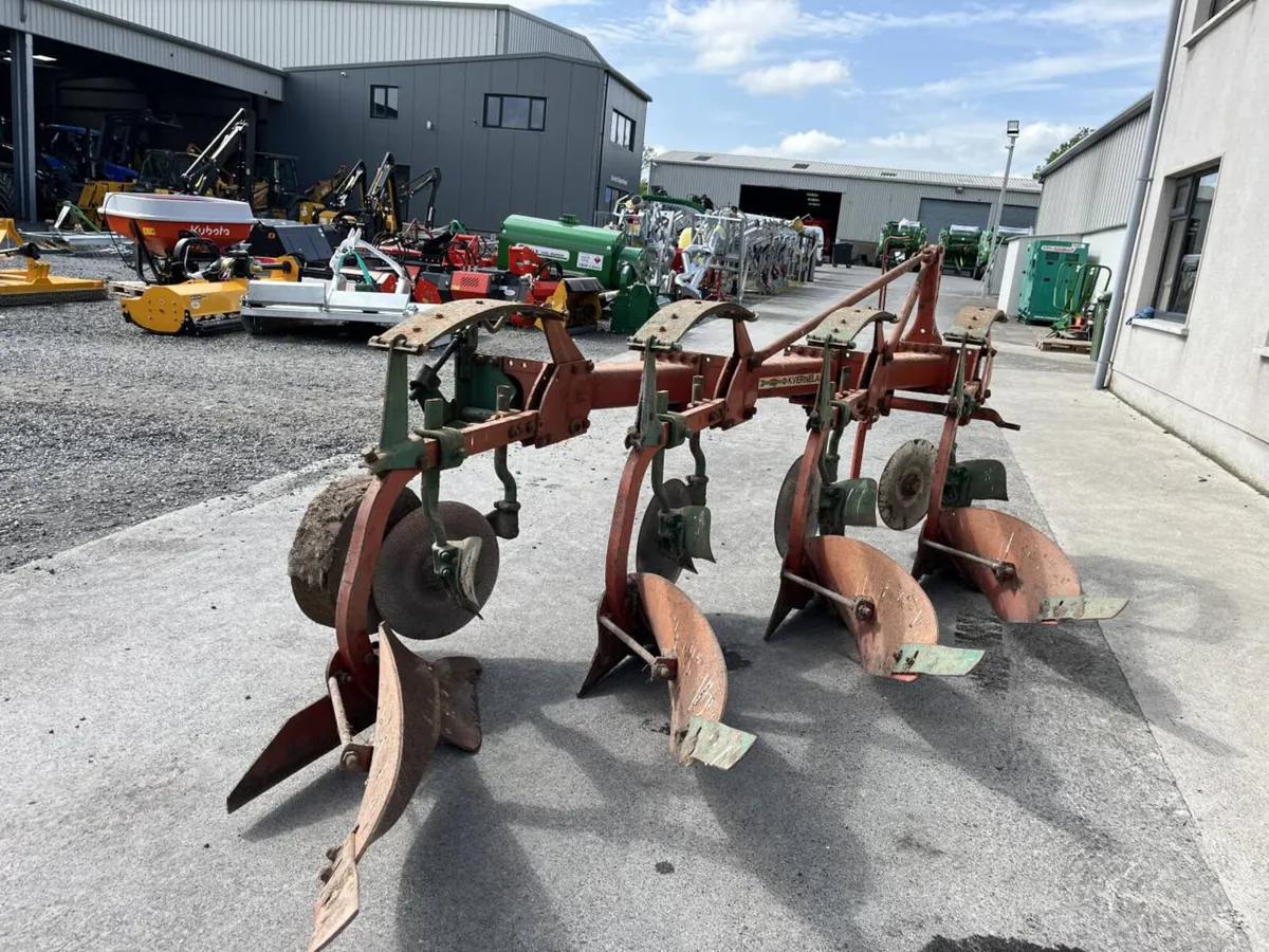 Used Kverneland 4 Furrow Conventional Plough - Image 1
