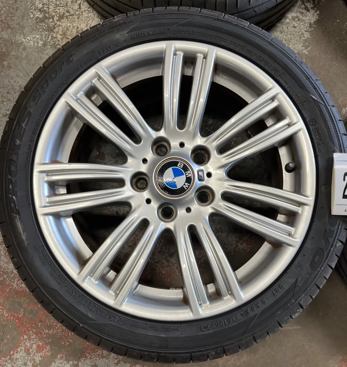 17” BMW 1 Series Staggered Alloys with Tyres - Image 2