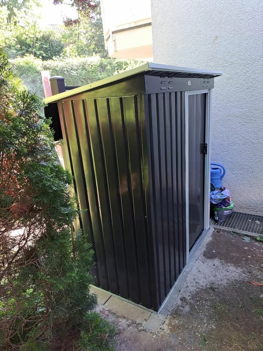 Metal  Shed Weatherproof Outdoor Storage Cab - Image 1
