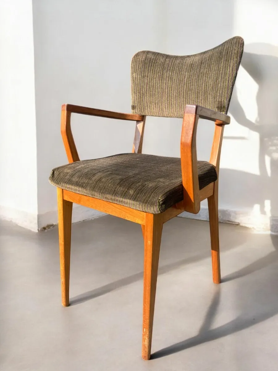Mid Century Elbow Chair / Carver Chair - Image 1