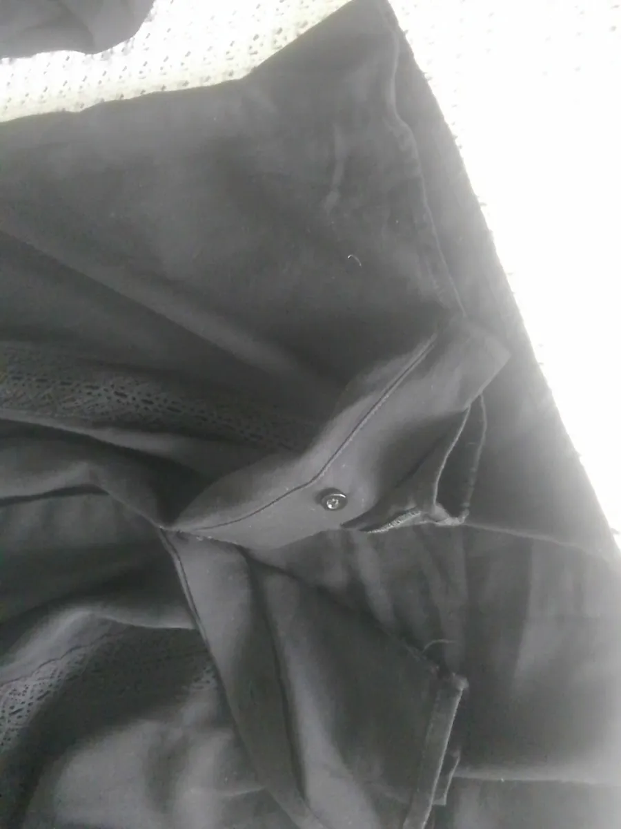 PAUL COSTELLOE BLACK BOHO TOP 12-14 NEW - Image 3