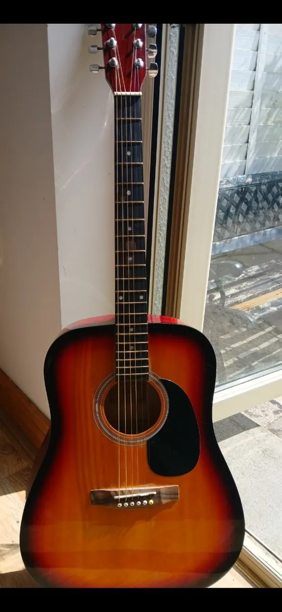Guitar & case & capo - Image 1