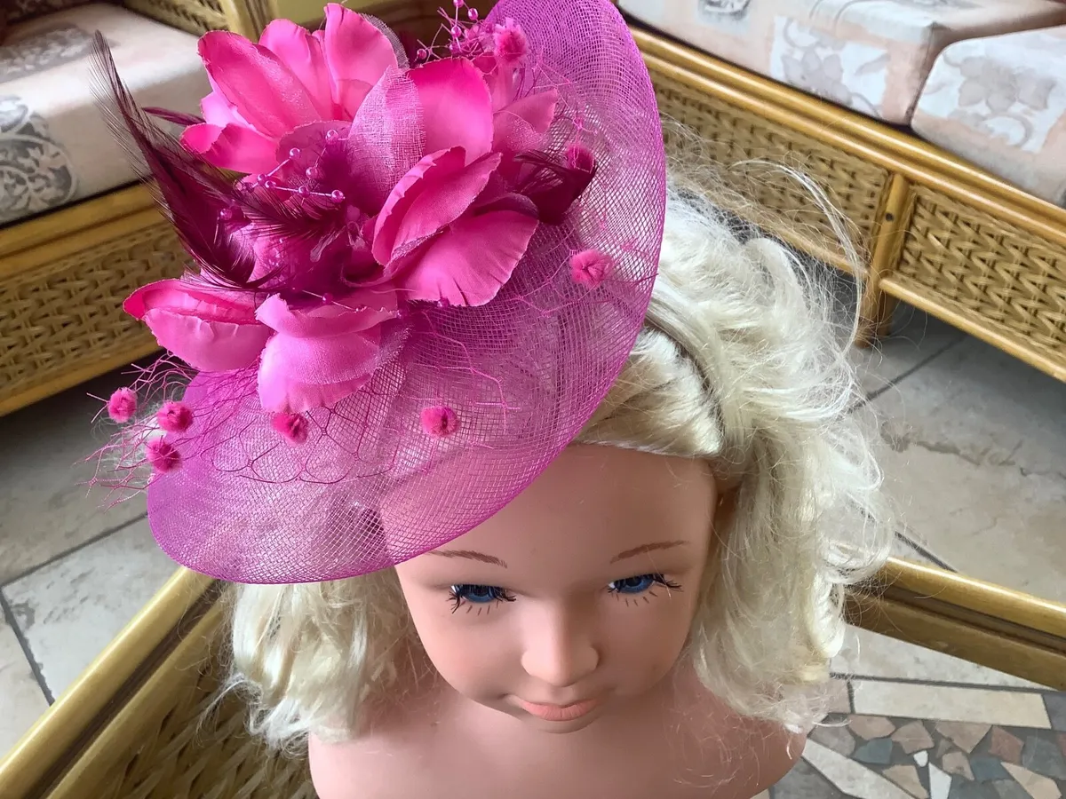 Hair fascinator Can be worn with clip or hairband - Image 1