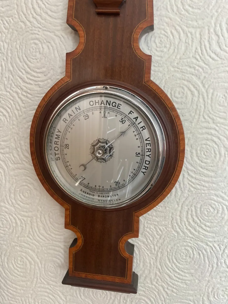 Antique Barometer - Inlaid. - Image 4