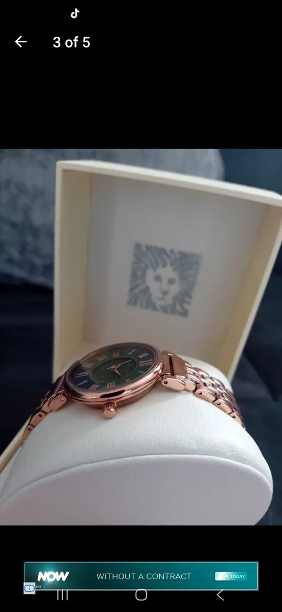 Annie KLEIN Rose Gold watch new with box - Image 2
