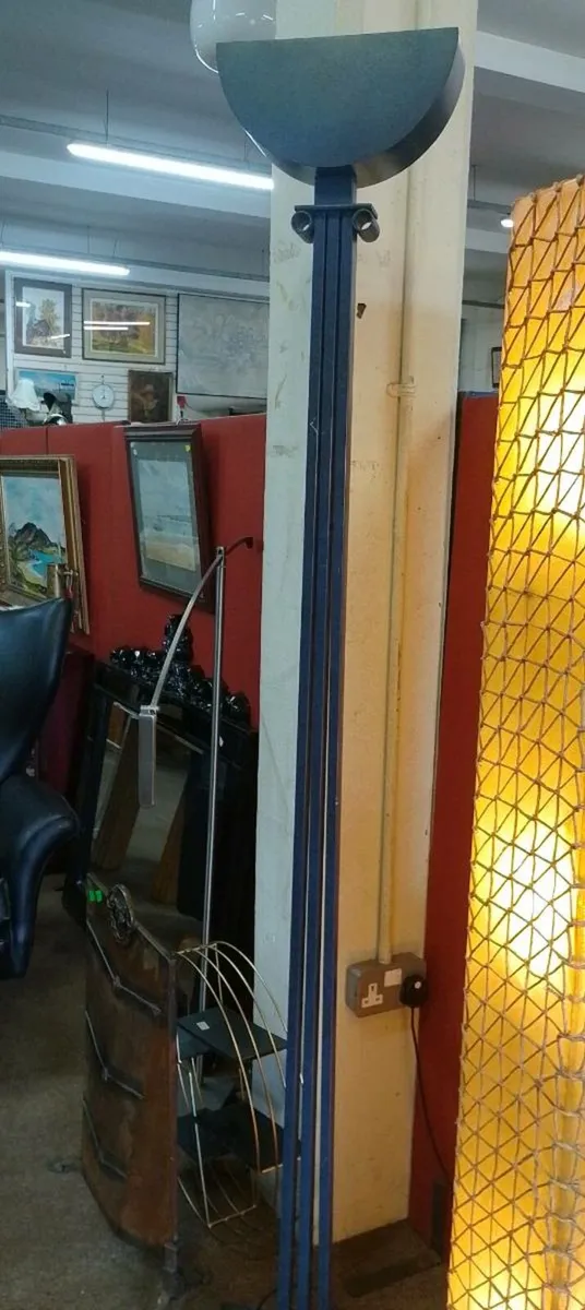 Mid Century Hide Floor Lamp - Image 4