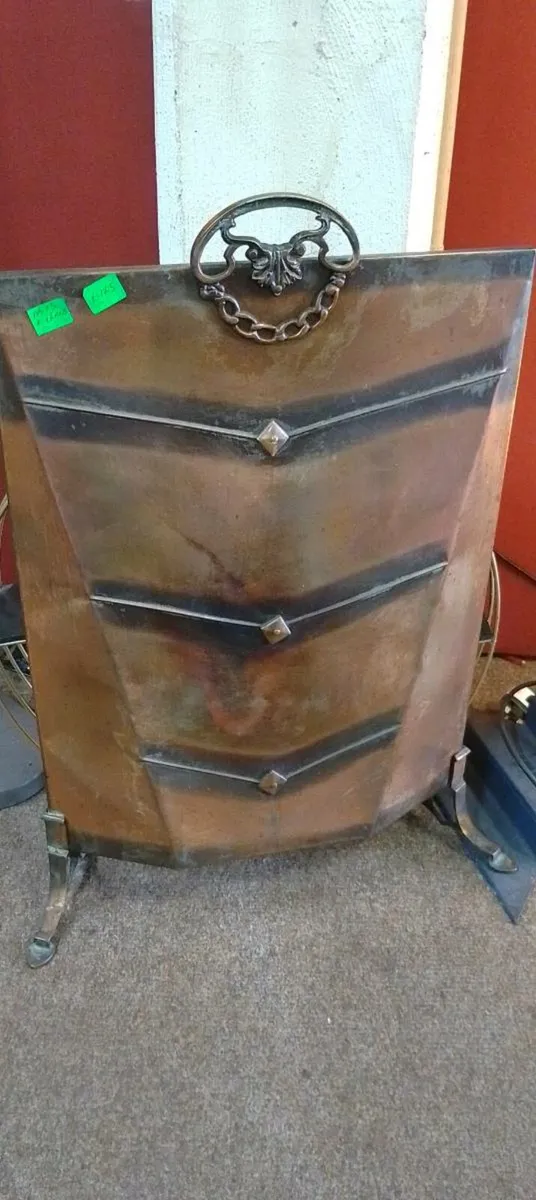 Art's And Crafts Copper Firescreen - Image 1
