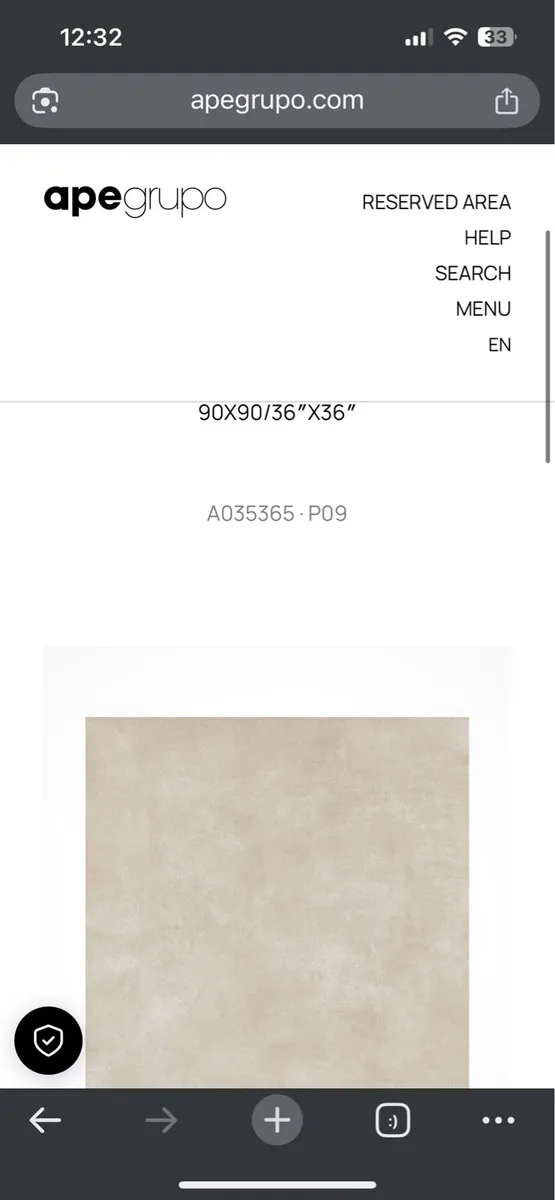 90x90 Taupe tiles - Image 2