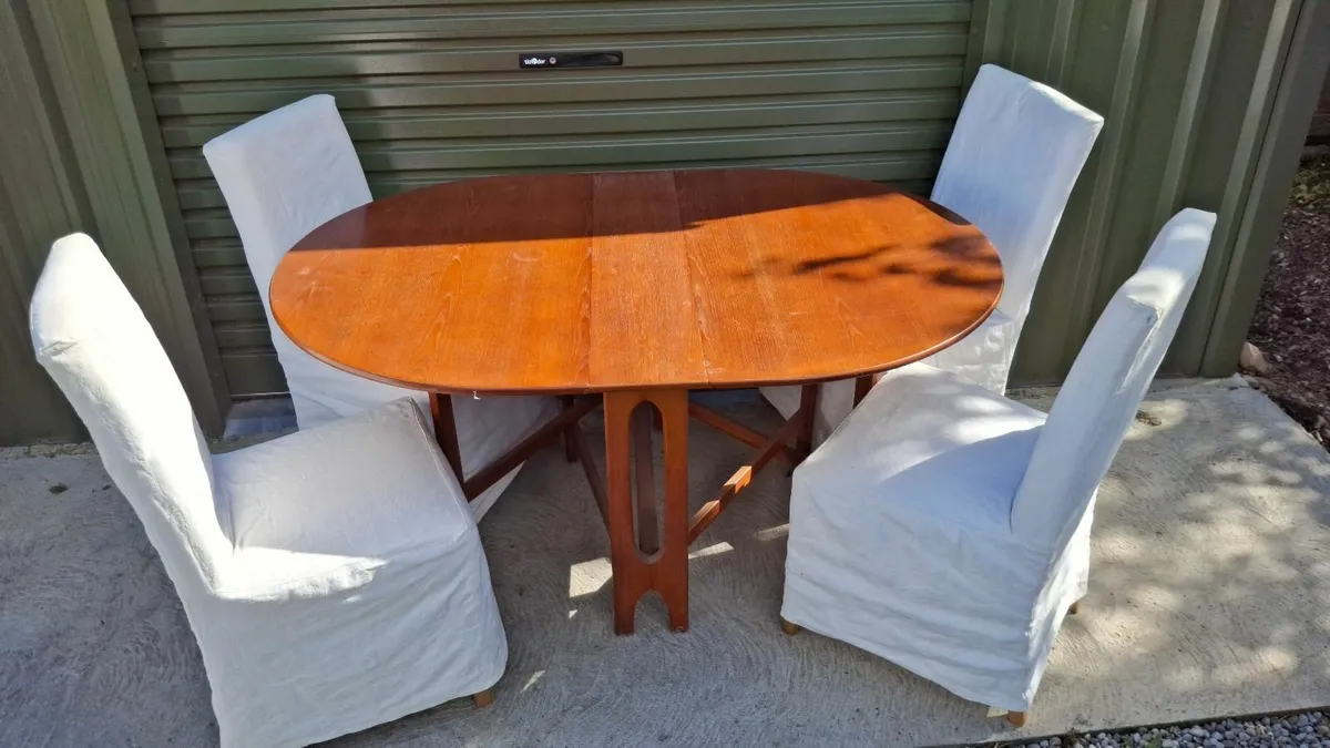 Dining Table and 4 Chairs - Image 1