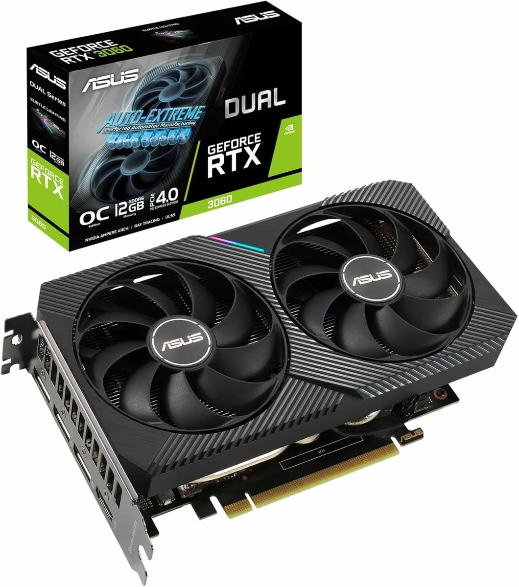 ASUS Dual NVIDIA GeForce RTX 3060 V2 OC 12GB