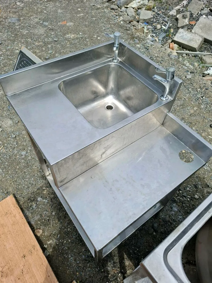 Stainless steel sink unit - Image 3