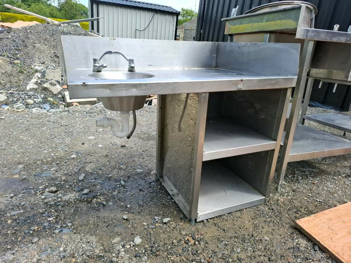 Stainless steel sink unit - Image 3