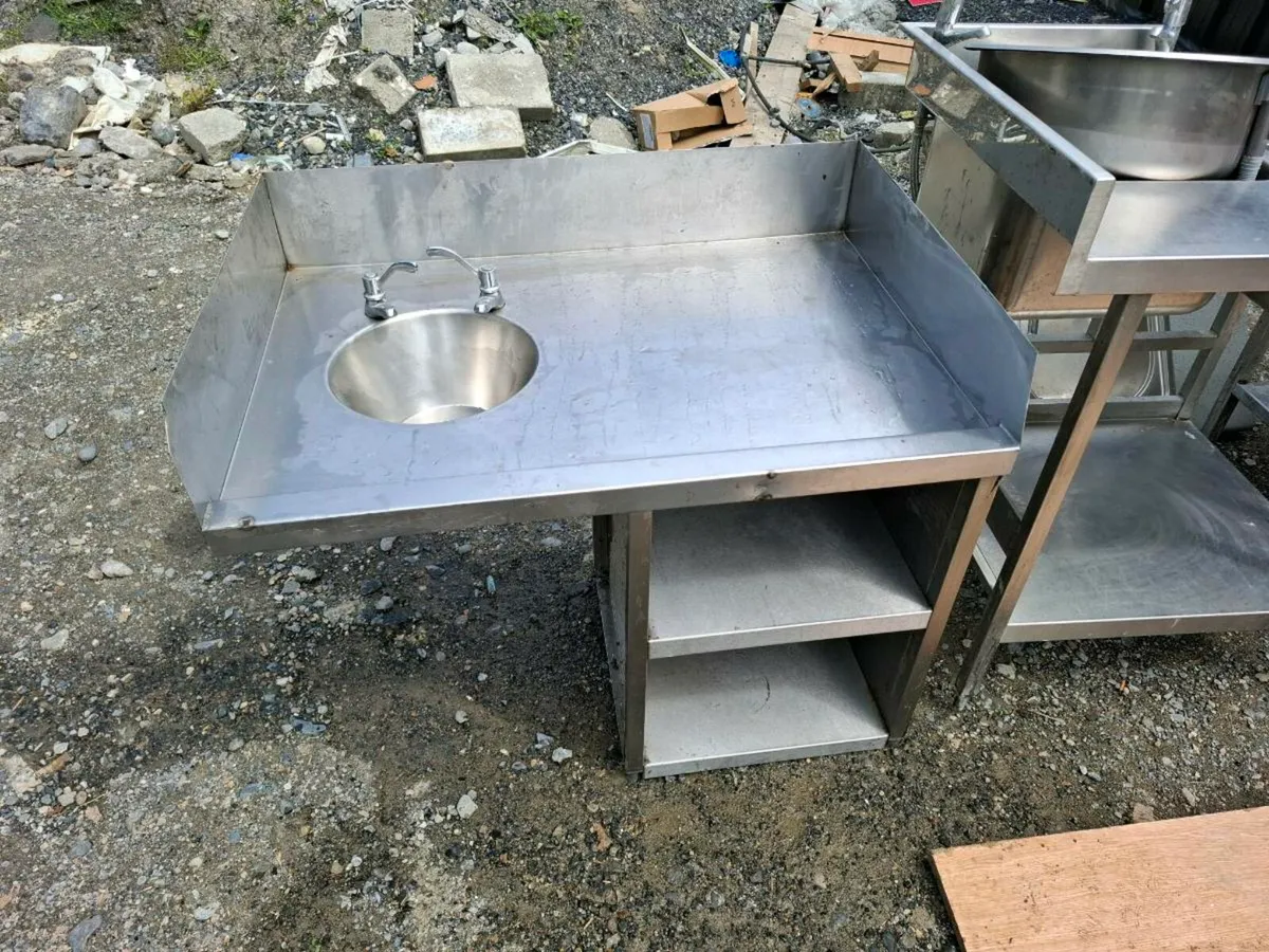 Stainless steel sink unit - Image 4