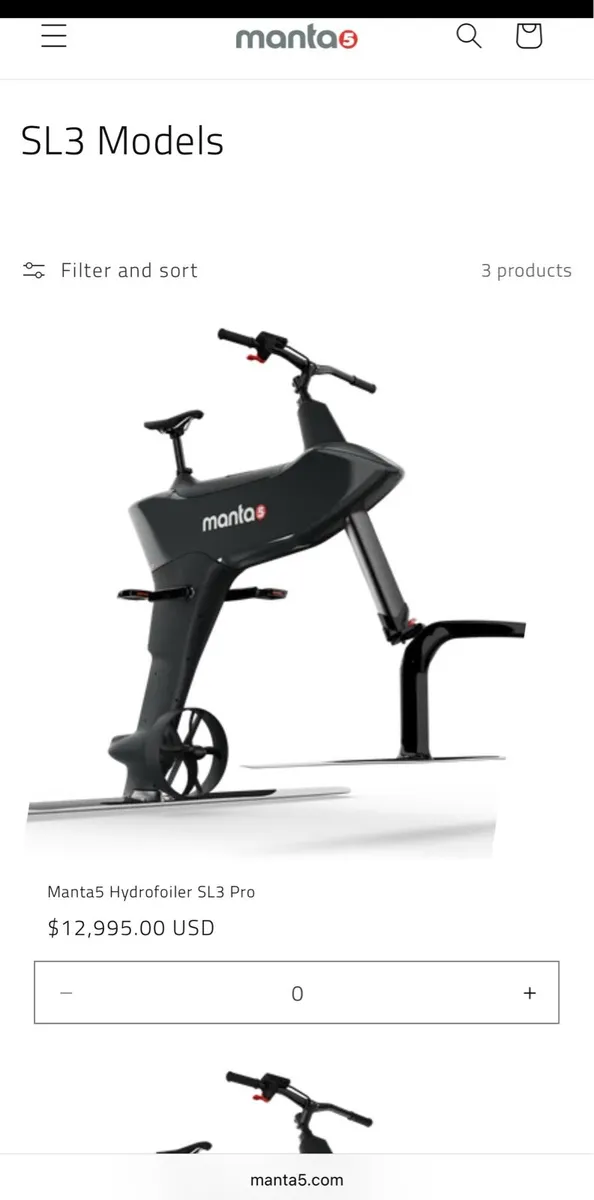 Hydrofoil Electric Bike - Image 4