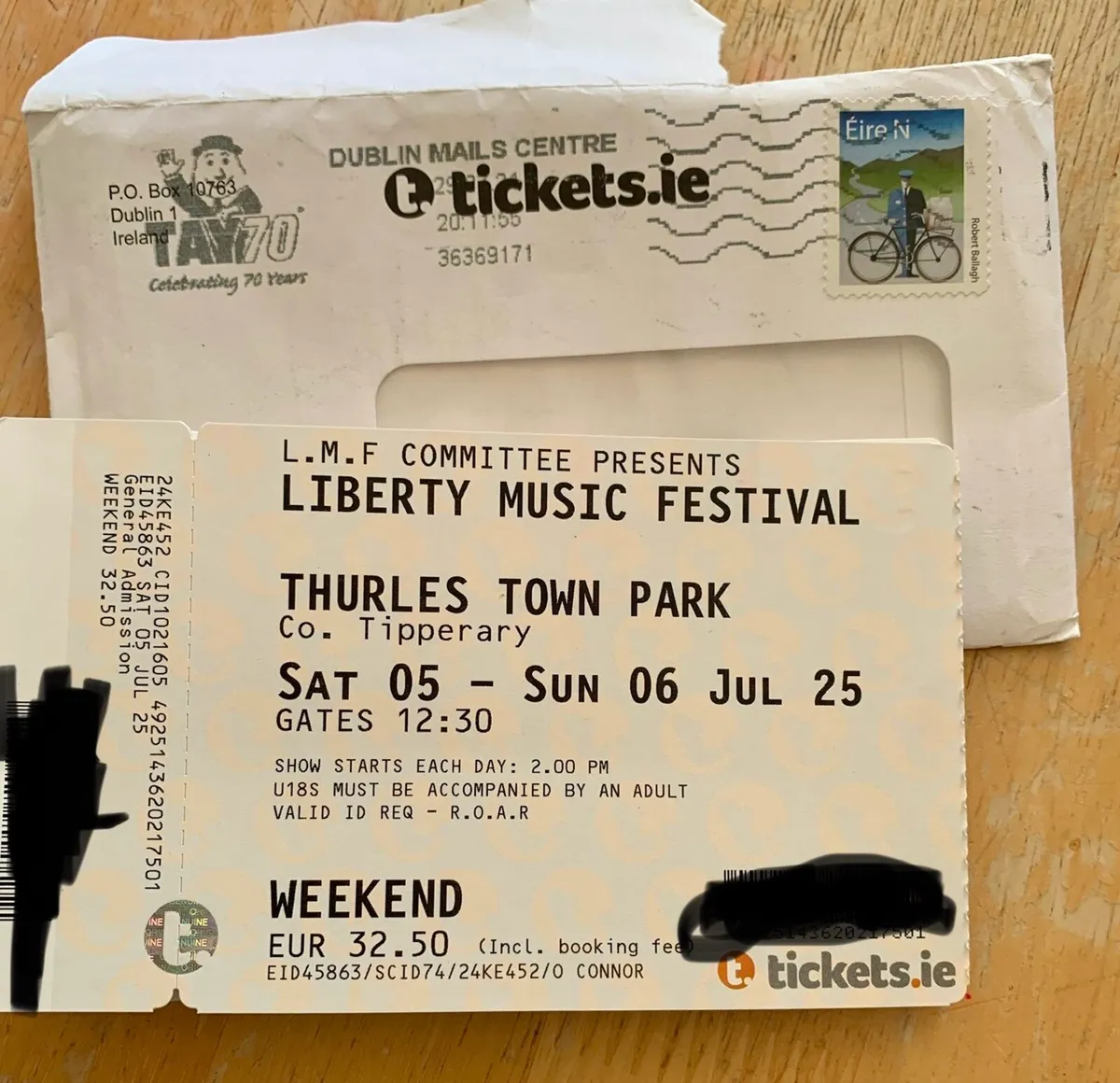 Liberty music festival tickets x5 - Image 3