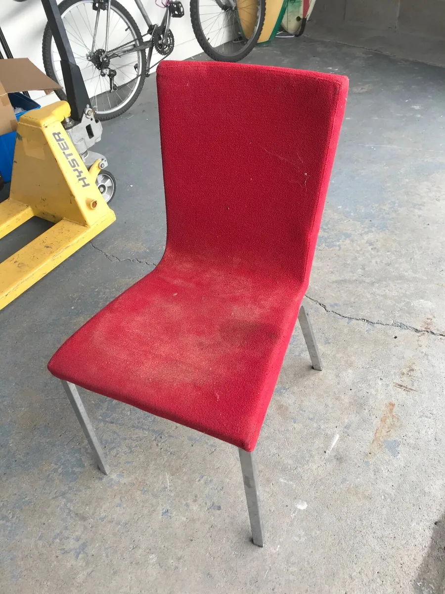 4 upholstered Calligaris chairs - Image 4