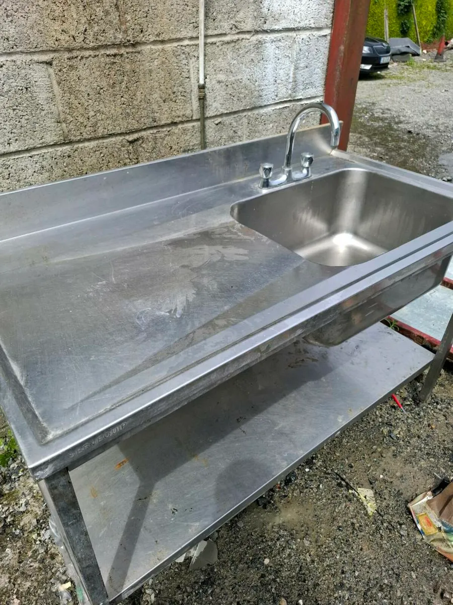 Stainless steel sink unit - Image 2