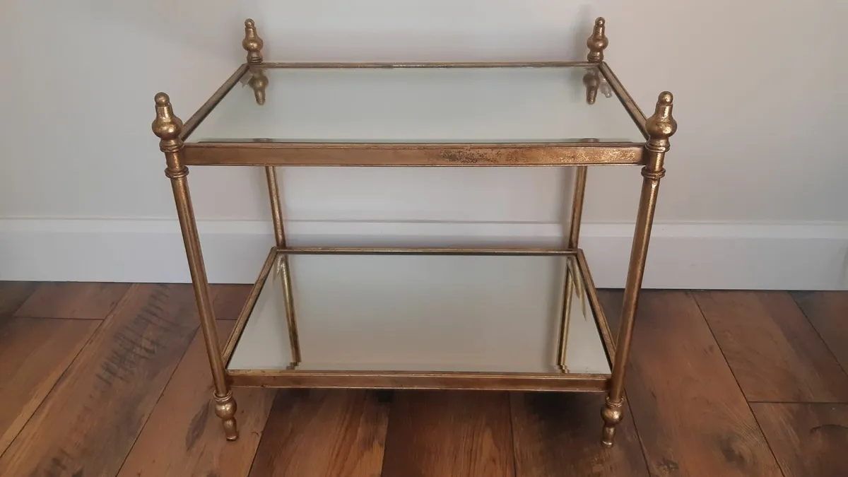Antique gold table - Image 1