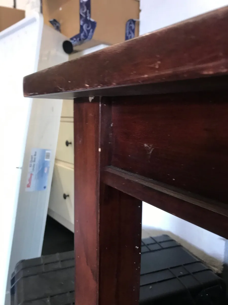 Teak extendable dining table - Image 2