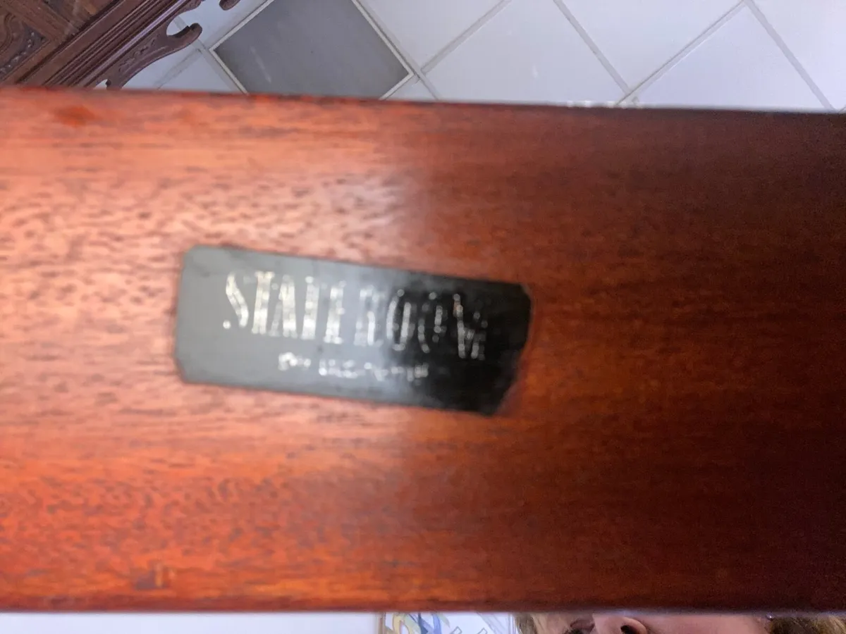 Vintage square coffee table - Image 4