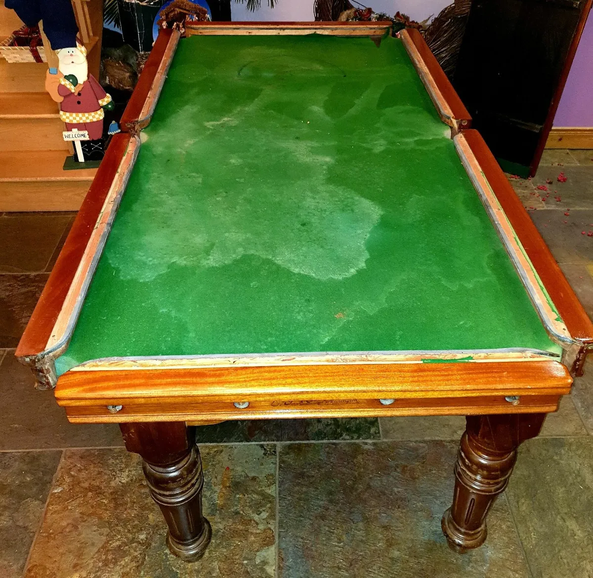 Vintage Snooker table - Image 3