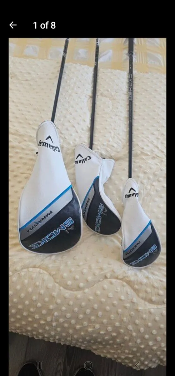 callaway ai smoke driver and fairway woods - Image 1