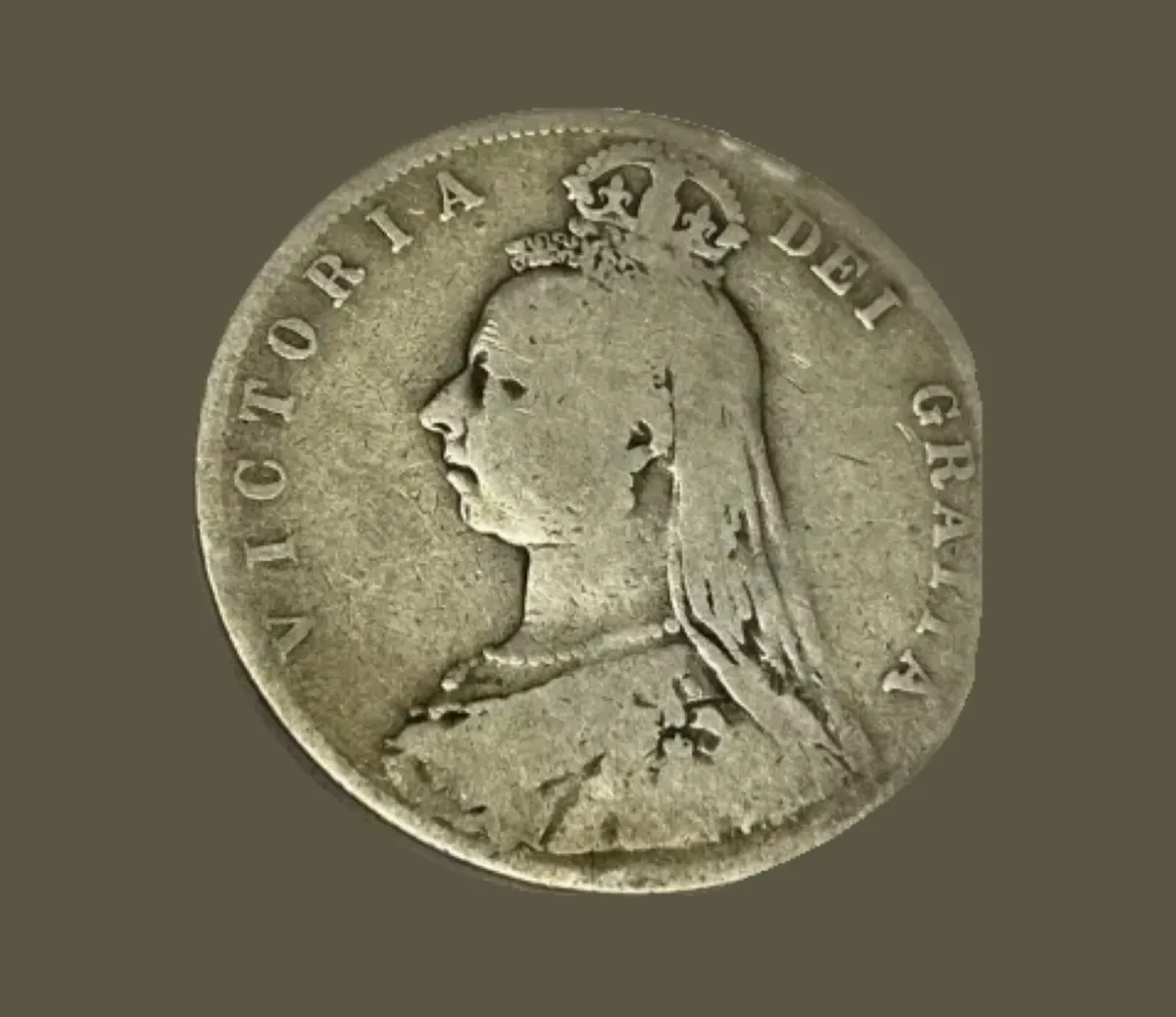 1891 UK Half Crown - Image 1