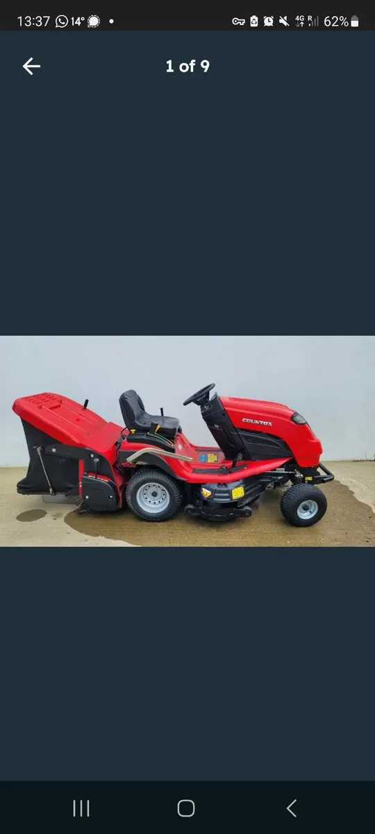 Countax ride on lawnmower - Image 1