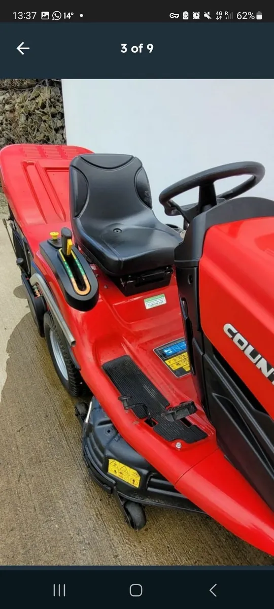 Countax ride on lawnmower - Image 3