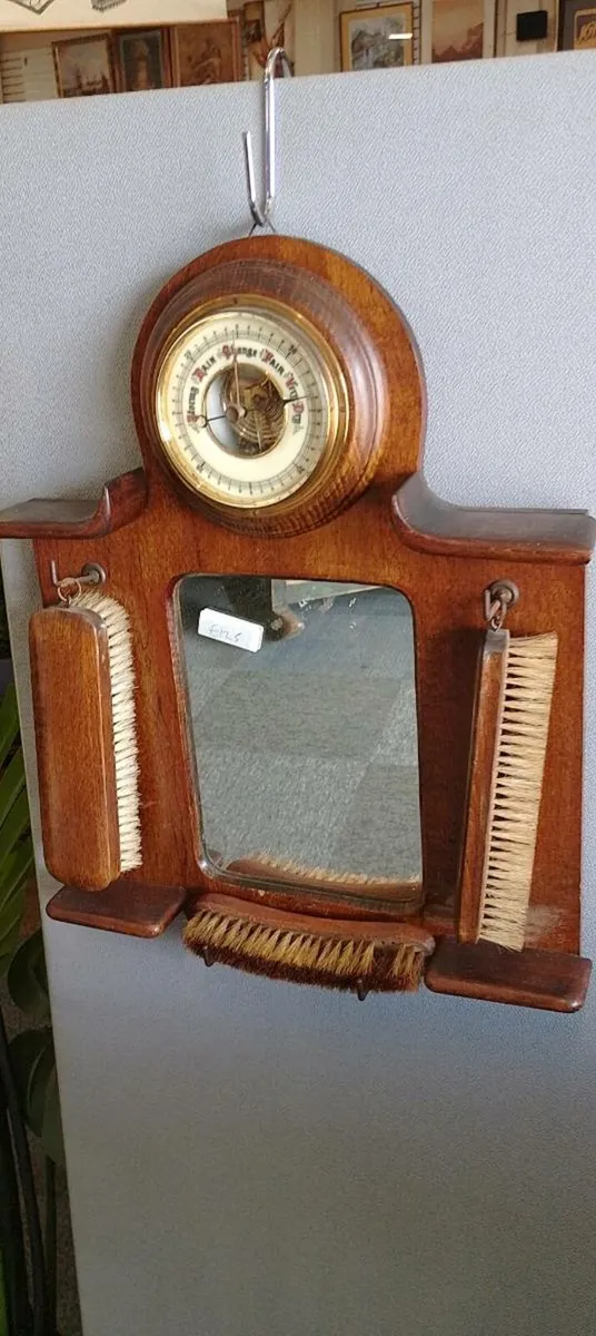 Early 20th Century Barometer Mirror - Image 1
