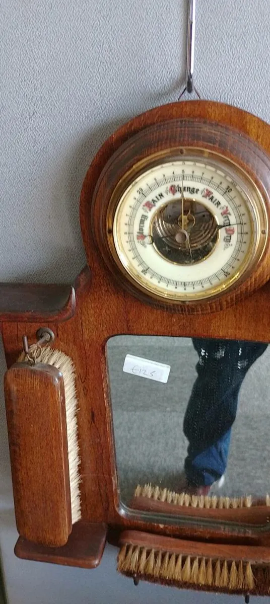 Early 20th Century Barometer Mirror - Image 2