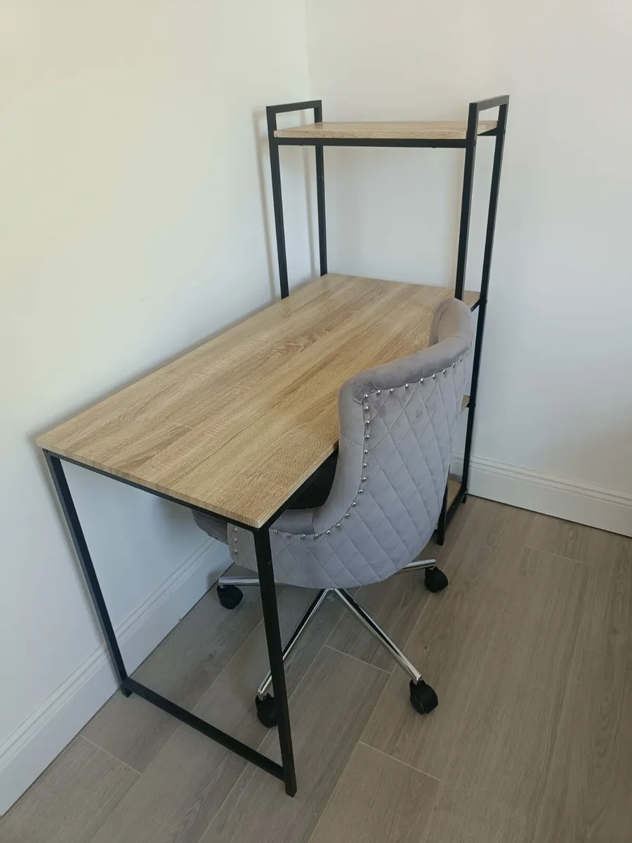Modern Desk and Chair - Image 1